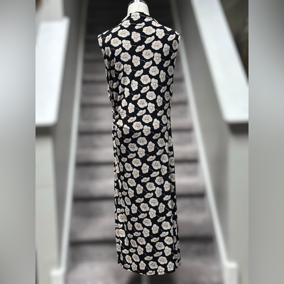 NEW Talbots Plus Size Cowl-Neck Sleeveless Midi Dress in Deco Flower Women’s 16 - Picture 8 of 13